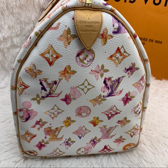 ❌SOLD❌ Louis Vuitton watercolor speedy 35 bag - Picture 5 of 15